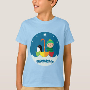 Camiseta Bela Pré-Escola K Perdida E Encontrada Amizade