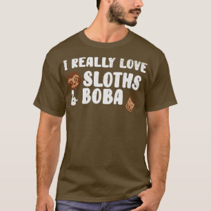 Camiseta Bela preguiça Boba Tea Sweet Bubble Tea