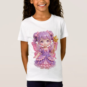 Camiseta Bela Princesa Fada Original com Varinha Estelar