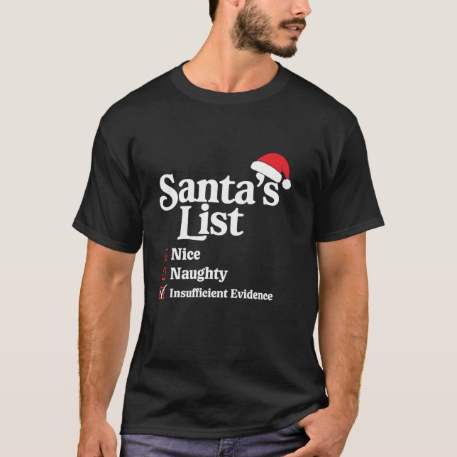 Camiseta Bela prova imprópria de Papais noeis de Natal (Frente)
