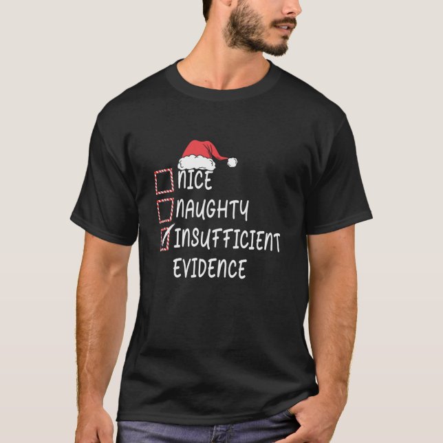 Camiseta Bela prova imprópria de Papais noeis de Natal (Frente)