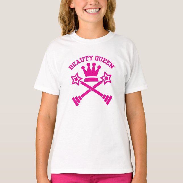 Camiseta Bela Rainha - Princesa Rosa (Frente)