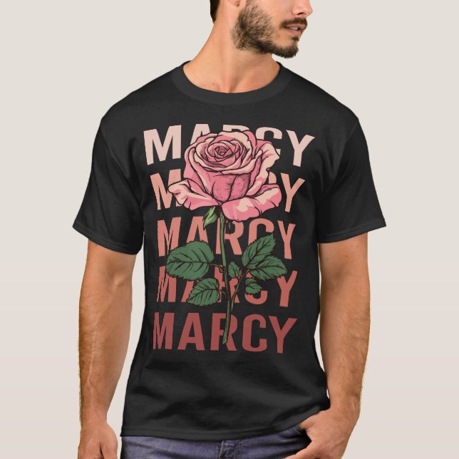 Camiseta Bela Rosa - Nome Marcy (Frente)