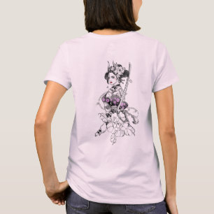 Camiseta "Bela Samurai Geisha com Katana"