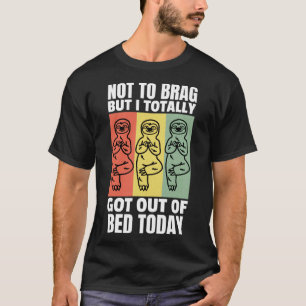 Camiseta Bela Sloth Não Para Arrastar, Mas Eu Sai Totalment