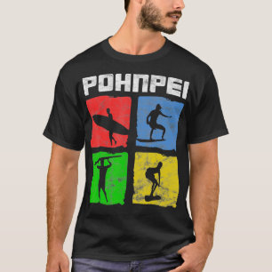 Camiseta Bela surfe de Pohnpei