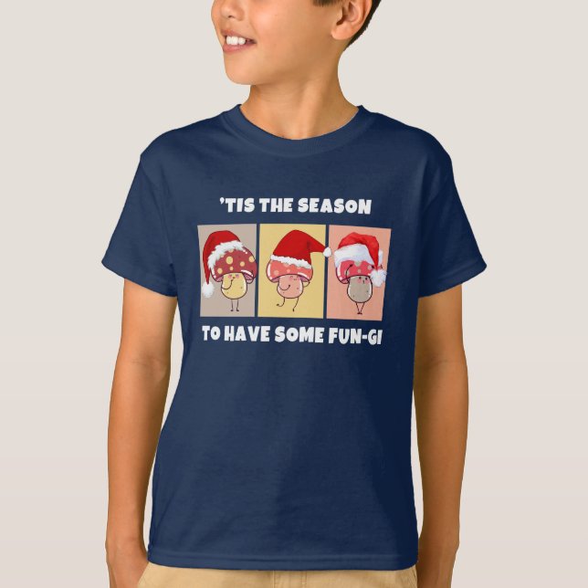 Camiseta Bela TEMPORADA DE Cogumelos DE Natal PARA ALGUNS G (Frente)