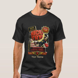 Camiseta Bela Tentativa Quase Personalizada Divertida Sarcá