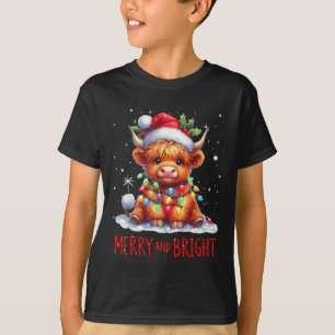 Camiseta Bela Terra, Bela Vaca Vaca Vaca de Natal Feliz