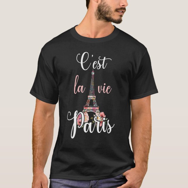 Camiseta Bela Torre Eiffel de Paris (Frente)