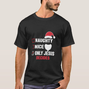 Camiseta Bela travessura Apenas Jesus Papai noel Natal Engr