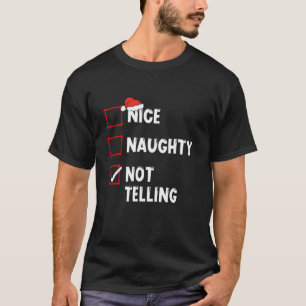 Camiseta Bela travessura Não Contar Papais noeis Xmas na Li