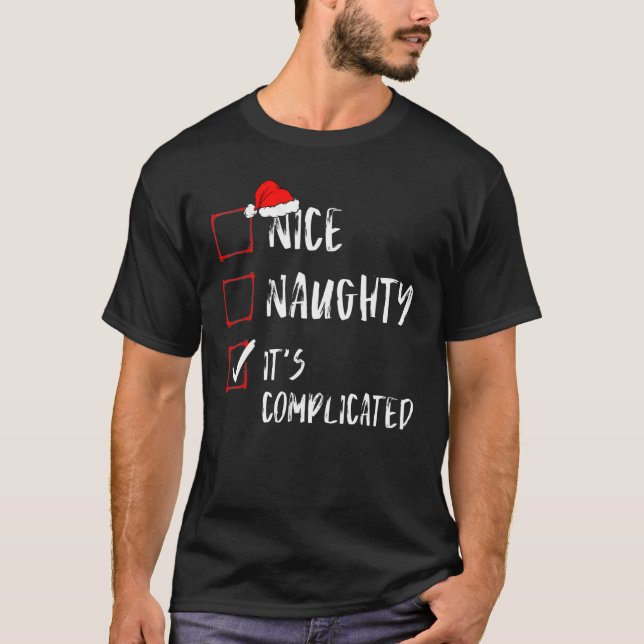 Camiseta Bela travessura. São Papais noeis complicados da L (Frente)