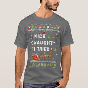 Camiseta Bela travessura, Tentei Papais noeis Feias De Suét