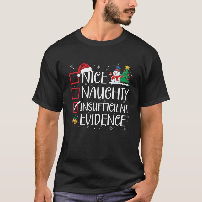 Camiseta Bela Vadia Insuficiente Prova De Natal Engraçada (Frente)