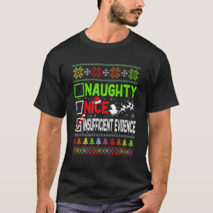 Camiseta Bela Vergonha Prova Insuficiente De Natal Feio