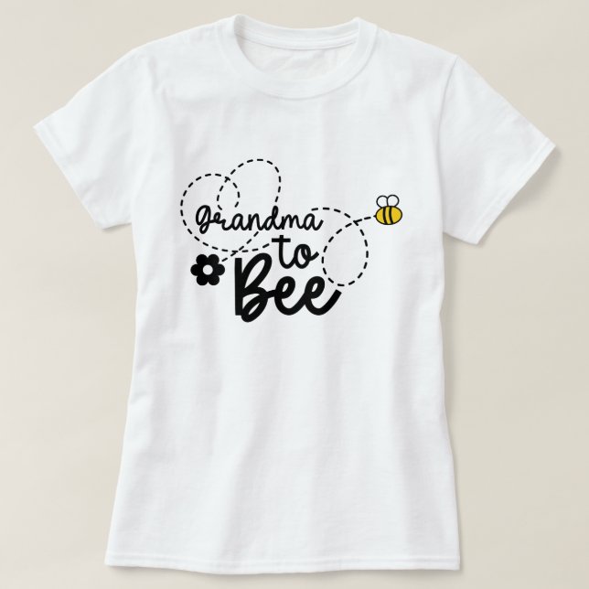 Camiseta Bela vovó, arte de abelha (Frente do Design)