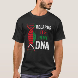 Camiseta Belarus Está no Meu DNA Orgulhoso Belarus Fl
