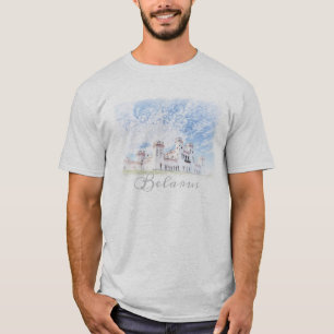 Camiseta Belarus Palácio Kosava Arquitetura