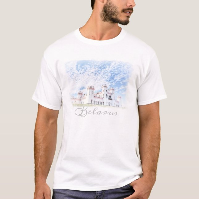 Camiseta Belarus Palácio Kosava Arquitetura Top (Frente)