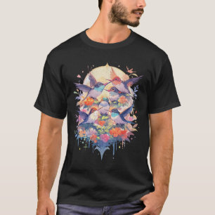 Camiseta Belas aves-do-mato-pássaros observando o Dia da Te