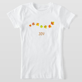 Camiseta Belas Folhas de Outono