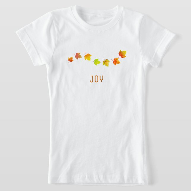 Camiseta Belas Folhas de Outono (Postura )