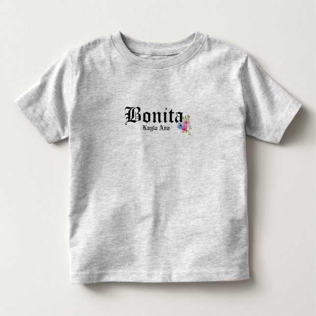 Camiseta Belas Meninas Bonitas Nome Personalizado (Frente)