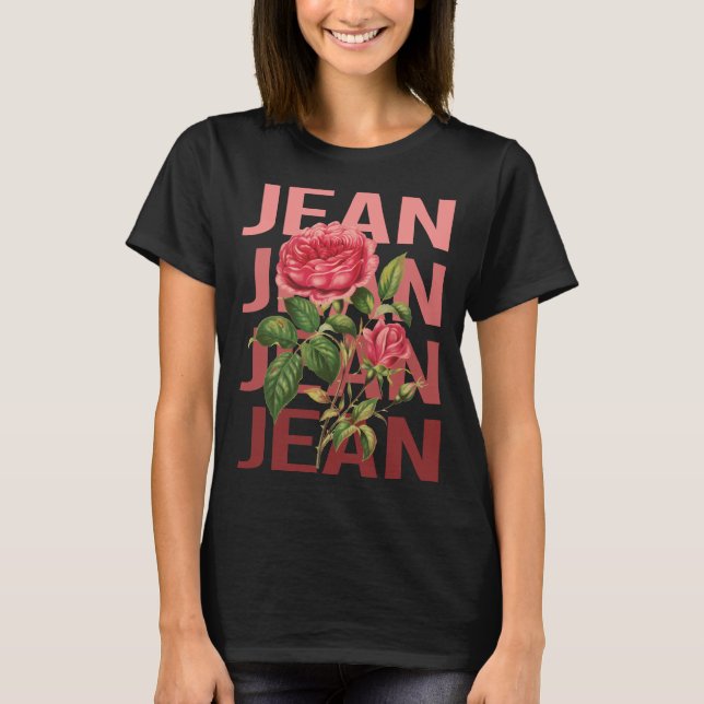 Camiseta Belas Rosas - Jean Nome (Frente)