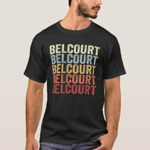 Camiseta Belcourt North Dakota Belcourt ND Retro Vintage Te