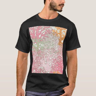 Camiseta Beleza Coral: Terra das Maravilhas do Padrão Subma