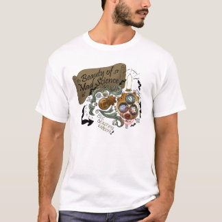 Camiseta Beleza da ciência louca - homens