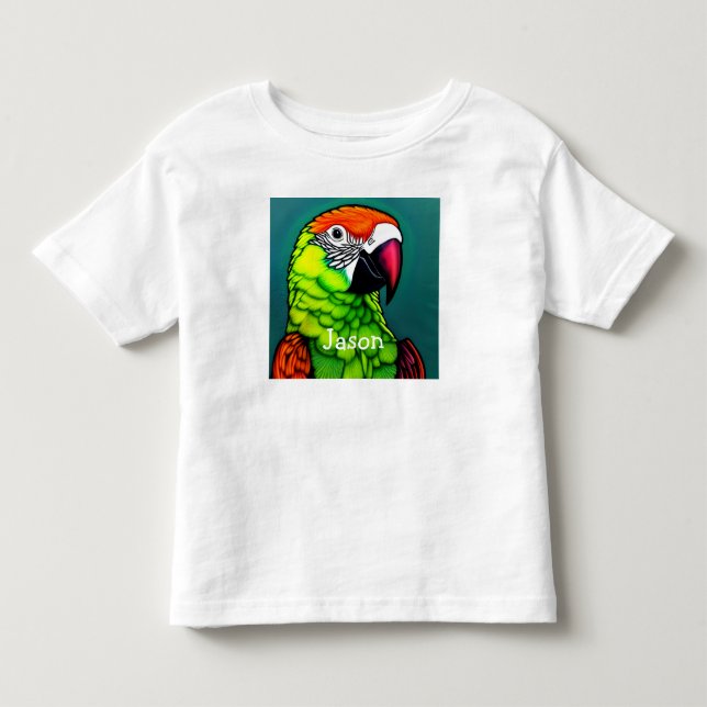 Camiseta Beleza da Floresta Tropical Exótica (Frente)