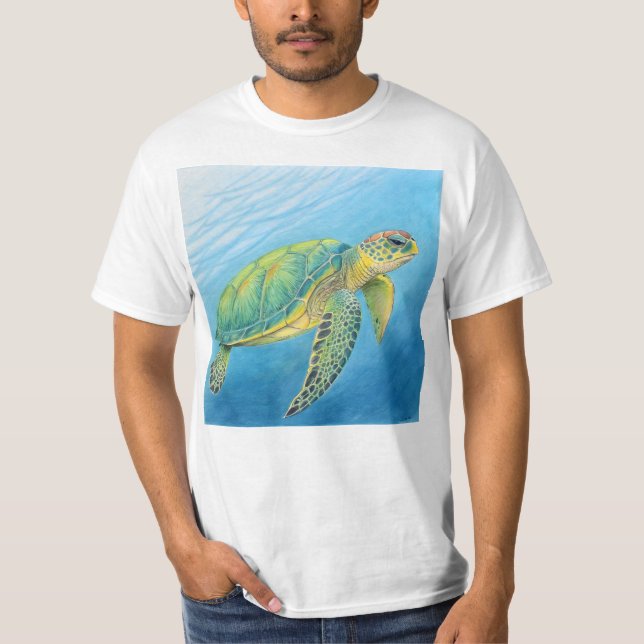 Camiseta Beleza da tartaruga (Frente)