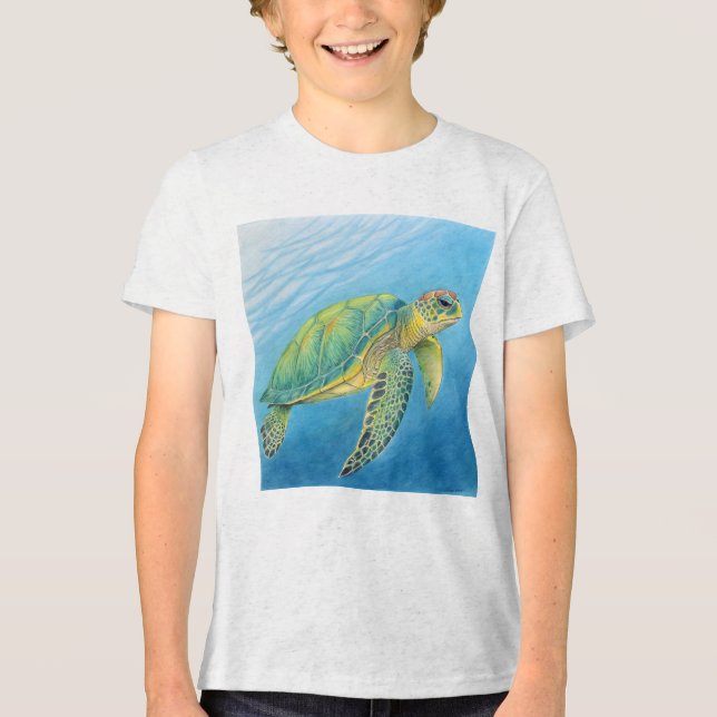 Camiseta Beleza da tartaruga (Frente)