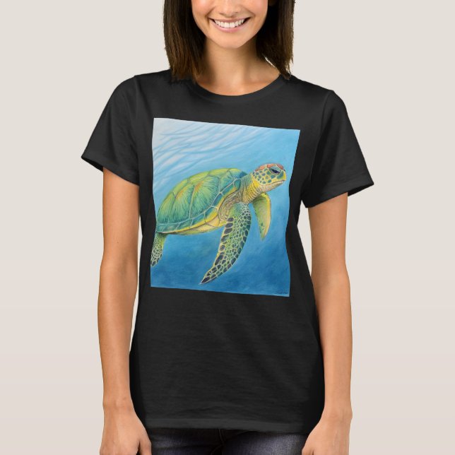 Camiseta Beleza da tartaruga (Frente)