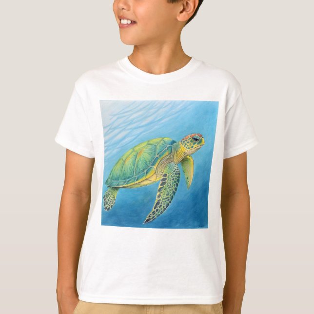 Camiseta Beleza da tartaruga (Frente)