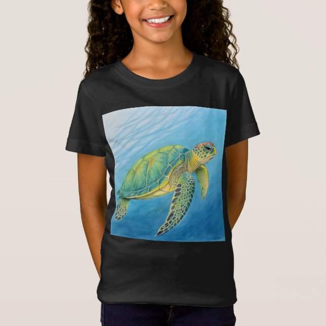 Camiseta Beleza da tartaruga (Frente)
