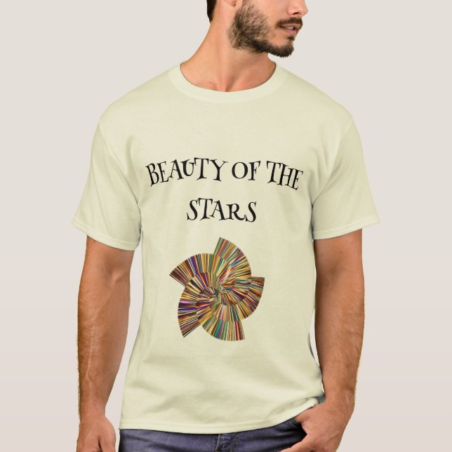 CAMISETA BELEZA DA TÉCNICA DE BASE DE ESTRELAS (Frente)