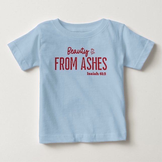 Camiseta Beleza das Cinzas Fé Cristã (Frente)