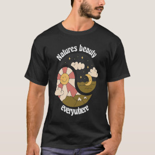 Camiseta Beleza das Naturas Em Todos Os Lugares Designs Da 
