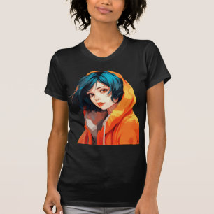 Camiseta Beleza de animação vibrante