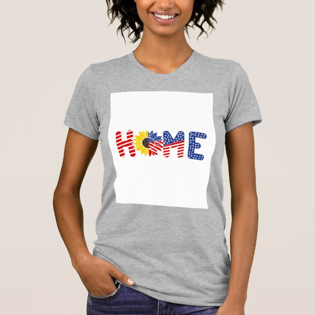 Camiseta Beleza de design de casa  (Frente)