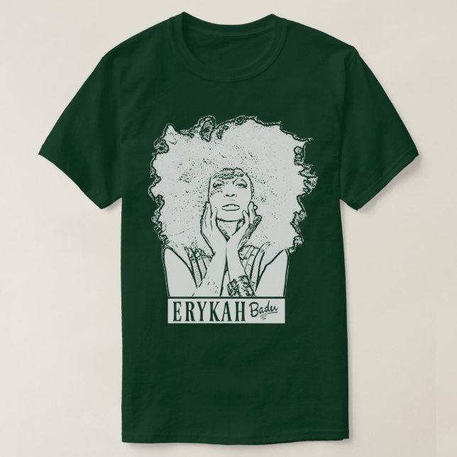 Camiseta Beleza de erykah badu White (Frente do Design)