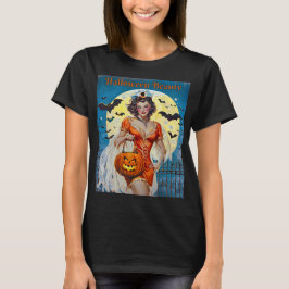 Camiseta Beleza do Halloween - Pin-Up Retroativo
