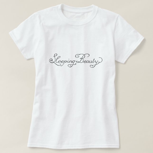 Camiseta Beleza Dormindo (Frente do Design)