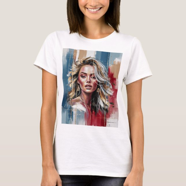 Camiseta "Beleza Dourada" (Frente)