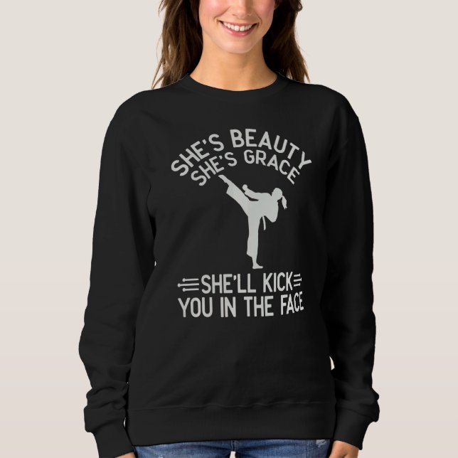 Camiseta Beleza E Grace Shell Te Chuta No Rosto Karat (Frente)