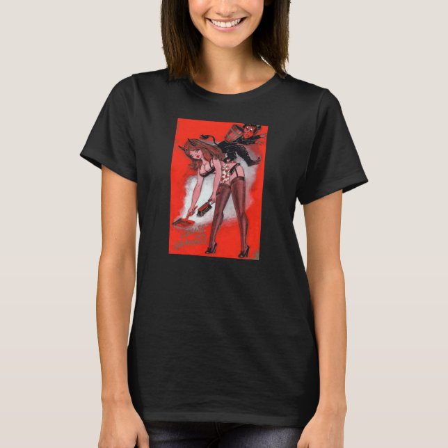 Camiseta Beleza e Natal do Krampus Vintage (Frente)