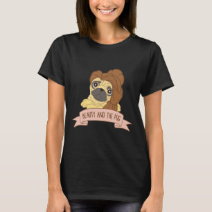 Camiseta Beleza e os Amantes do Cão Pug 251